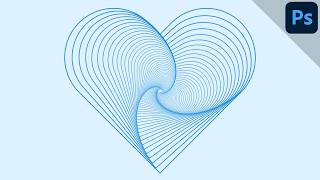 Create a Heart Shaped Spiral | PHOTOSHOP TUTORIAL