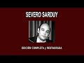 Severo sarduy a fondo  edicin completa y restaurada