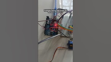 Prototype Palang Pintu Kereta Api Berbasis Arduino Uno #arduino #arduinoproject #coding #programming