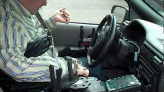 How Mark Drives - Quadriplegic with EMC Drive-by-Wire Hand Controls