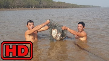 [TUE ANH MEDIA] ĐẠP HANG BẮT CÁ NGÁT VÔ MÁNH CON NƯỚC ĐẦU TIÊN (Find burrows to catch fish)