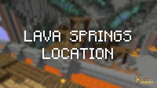 Hypixel Skyblock: Dwarven Mines - Lava Springs Location