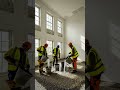 Abandoned House Transformed into Luxury Stone Epoxy Living Room #satisfying #homerenovation
