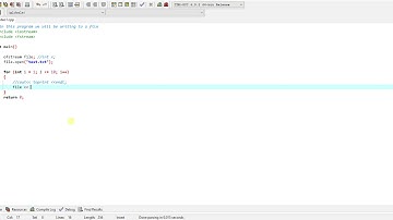 File Input and Output Part II
