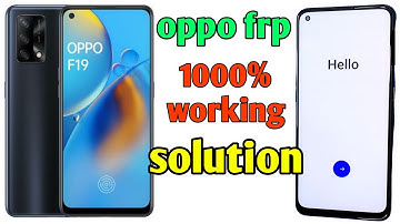 oppo frp bypass android 13 / 1000% working solution / oppo f19 pro plus frp bypass android 13 / frp