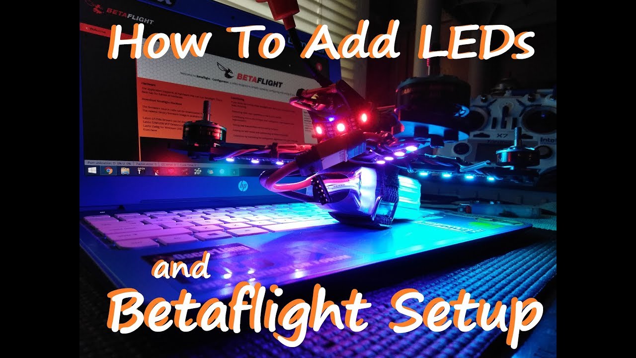 How To Add and LEDs In Betaflight - YouTube
