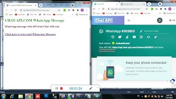 How to send WhatsApp text message from CHAT-API.COM with ASP.NET web page open source code