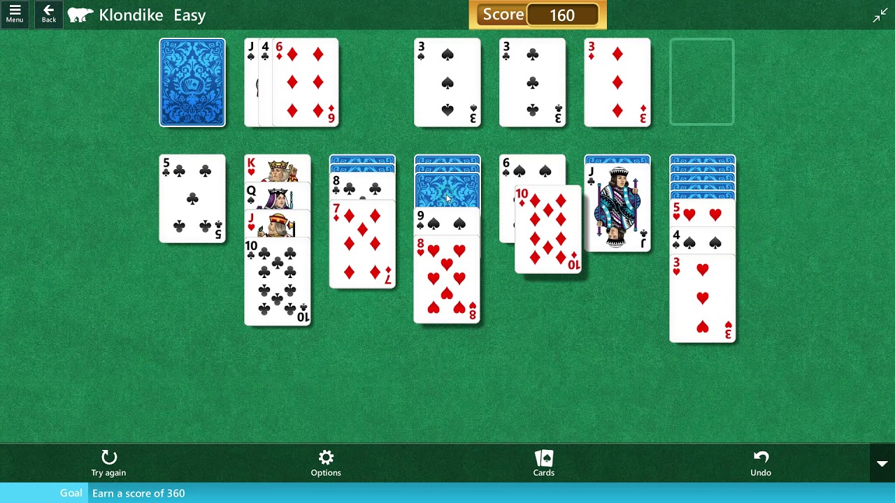 microsoft klondike classic solitaire microsoft klondike classic solitaire