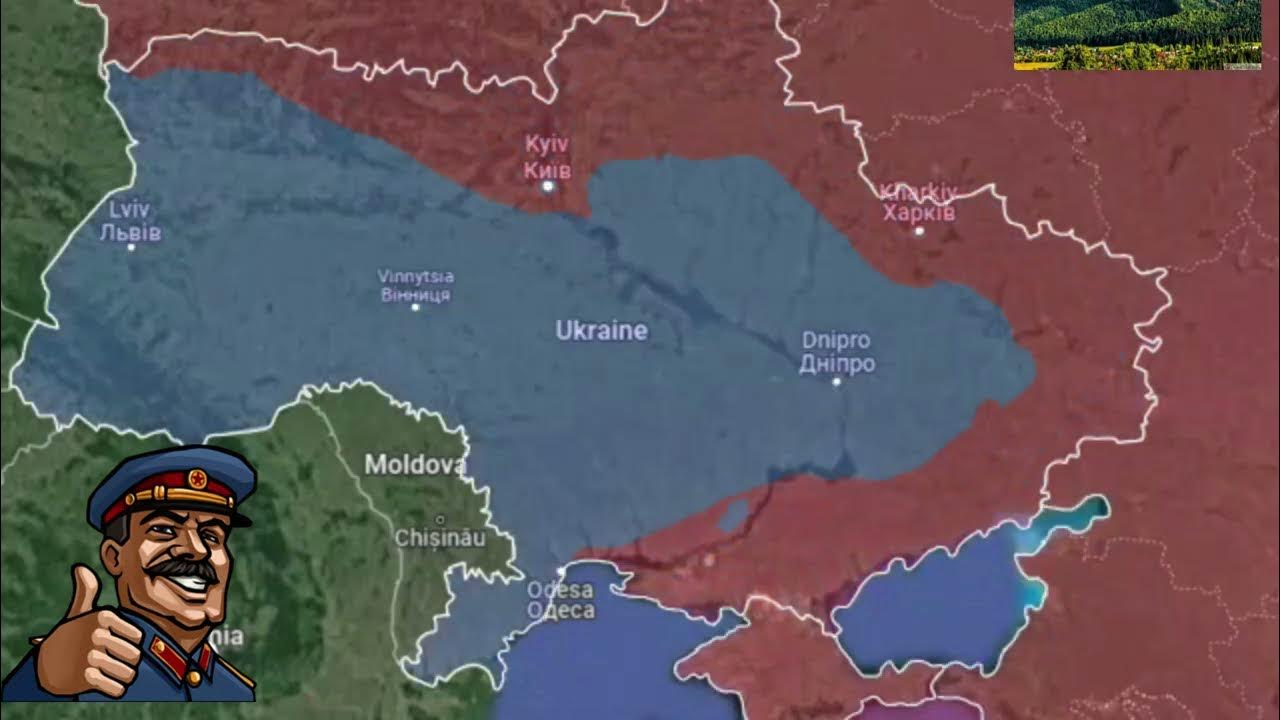 Ukraine war map 2022-2024 - YouTube