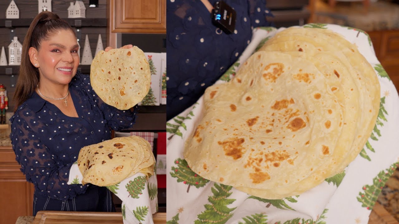 Tortillas de Harina Con Leche y Mantequilla! Paso a Paso, fáciles y sabrosas 😋