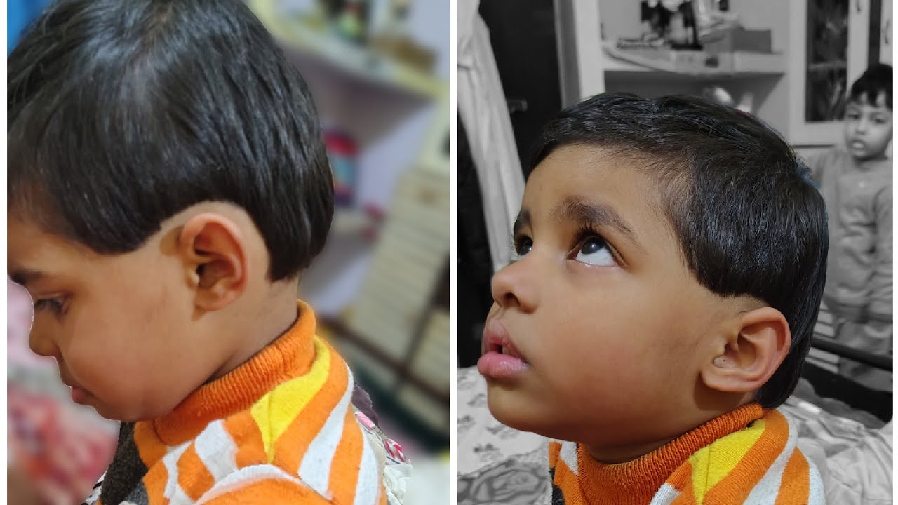 अपनी बच्चे💇 की कटिंग घर पर खुद ही कैसे कर सकते हो 😘