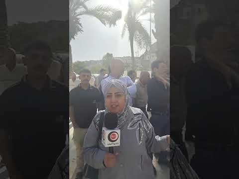 متقاعدو الأمانة يعتصمون أمام أمانة عمان حقوقنا راحت مع صندوق الخدمات الاجتماعيةمن موقع الاعتصام