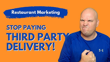 STOP paying 3rd party delivery & keep the money for your restaurant