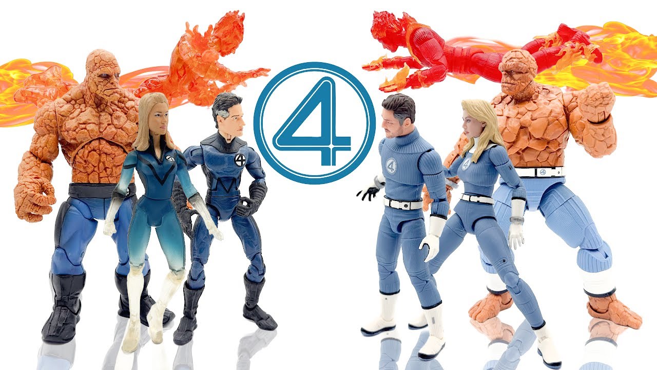 FANTASTIC FOUR Movie Figures - Then and Now!