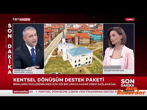 İMKON Genel Başkanı Sn Tahir Tellioğlu TRT HABER’de Gülçin Üstün Can’ın canlı yayın konuğu oldu