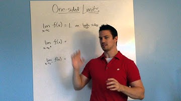 One-sided Limits (conceptual)