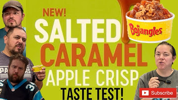 Bojangles | NEW! SALTED CARAMEL APPLE CRISP - Taste Test & REVIEW!