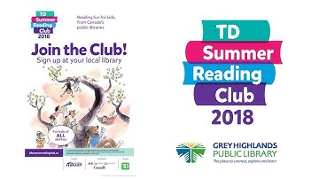 TD Summer Reading Club Promo
