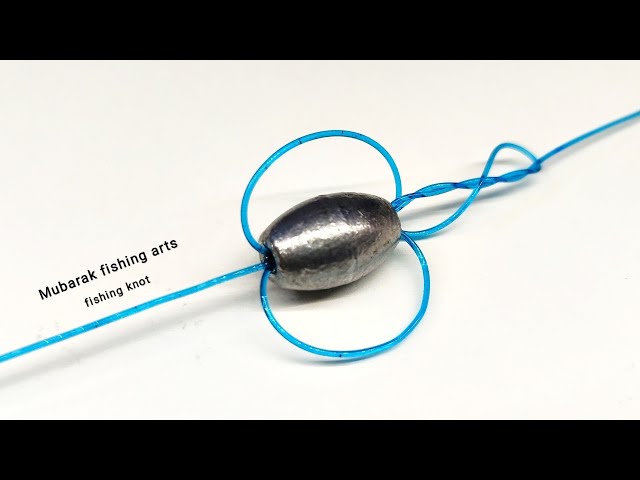 How to tie weight to fishing line: 2 types correctly 