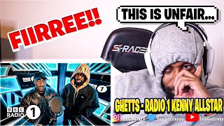 UK WHAT UP🇬🇧!!! IT'S EFFORTLESS!!! Ghetts | Radio 1 Freestyle with Kenny Allstar (REACTION)