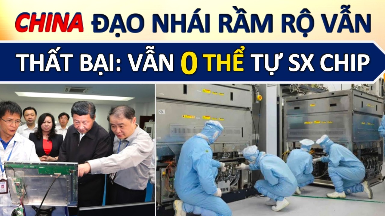 Trung Quốc BẼ MẶT sau khi Tuyên Bố Gây Sốc - Thành Công Tạo Máy EUV Đầu Tiên. Sự Thật Được Hé Lộ...