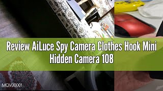 Review Ailuce Spy Camera Clothes Hook Mini Hidden Camera 1080P Hd Surveillance Camera With Motion De