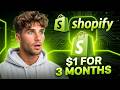 Shopify $1 For 3 Months - Best Way To Start Shopify Without Overthinking It?