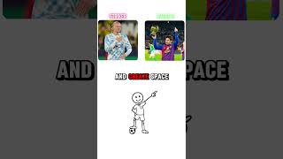 striker vs false 9! #shortsfeed  #football