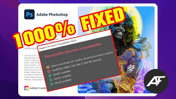 Fix Adobe Photoshop 2022 Graphic Processor Not Detected or Detecting Error - GPU Not Detected