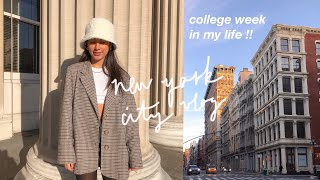 college week in my life // study abroad in nyc !!