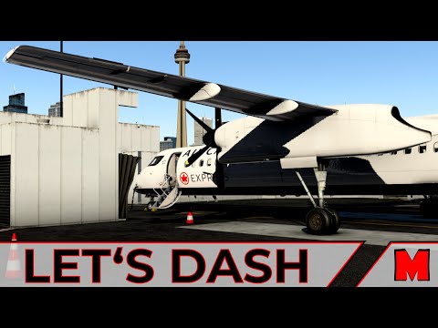 Let's Dash! / CYTZ - CYOW - KORH / Dash-8 Q400+ Piaggio Avanti / XP11 / VATSIM [GER/ENG]