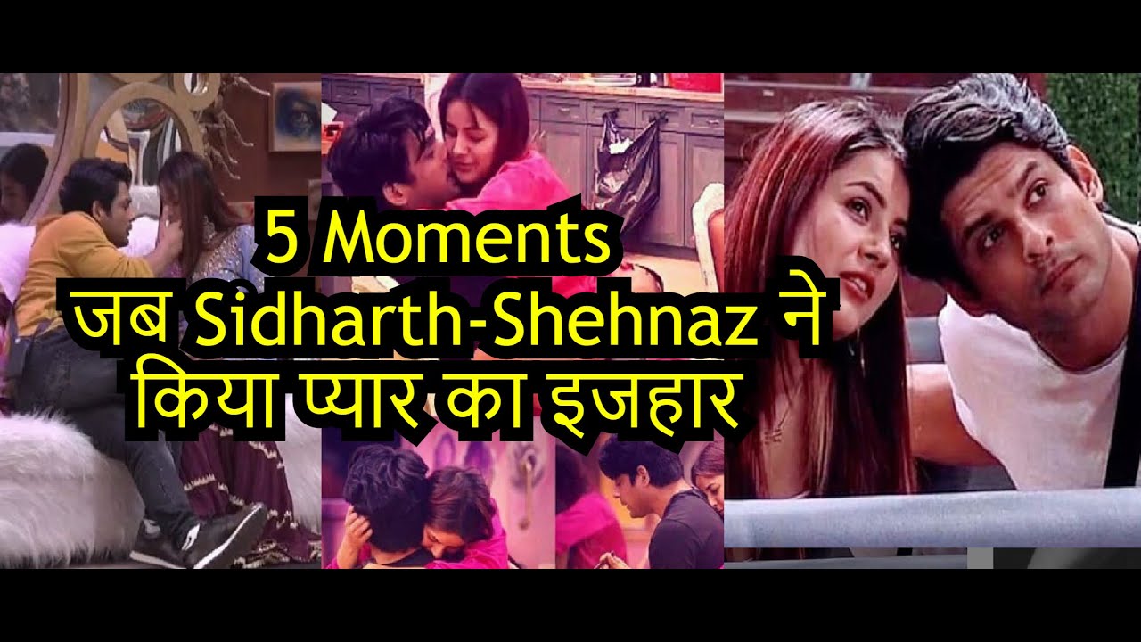 Sidharth Shukla & Shehnaz Gill 5 Romantic Moments | Sidnaaz | Bigg Boss 13