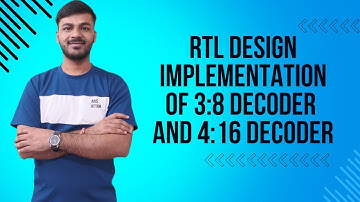Decoder |3:8 decoder by using system Verilog | 4:16 decoder by using Verilog | RTL code | Harish Gou