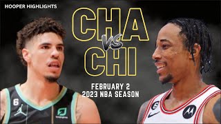 Charlotte Hornets vs Chicago Bulls Full Game Highlights | Feb 2 | 2023 NBA Season