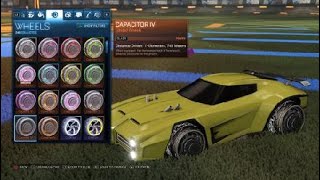 Rocket League Painted Capacitor Set!