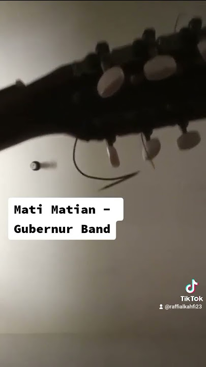 Mati Matian - Gubernur Band [Cover by Raffi Alkahfi]