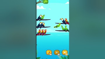 bird sort game || bird short game - puzzle || how to play bird sort game || গেম খেলার ভিডিও ||