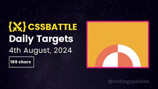 CSS Battle Daily Targets | 4th August, 2024 | Solution #html #css #cssbattle Wealth