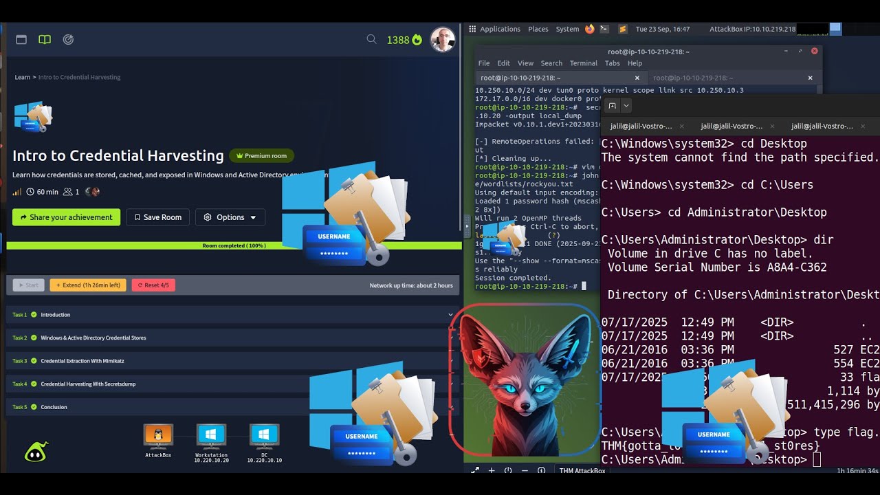 TryHackMe Intro to Credential Harvesting - Full Walkthrough 2025 - YouTube
