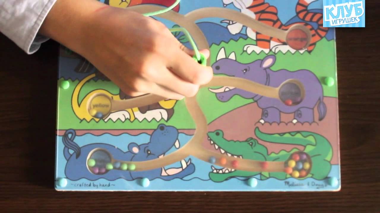 Melissa & Doug Магнитный лабиринт цвета