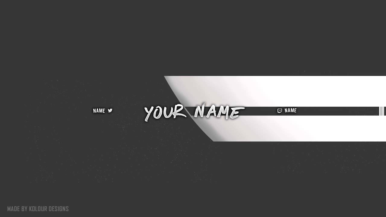 Cool Simple Banner Template 37 YouTube