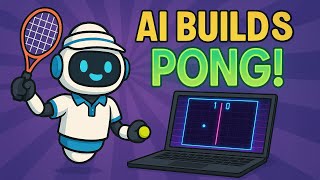 Coding Classic Pong in One Take! AI-Powered Game Dev from Scratch 🎾🤖