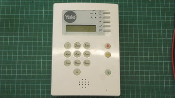 Yale HSA6400 Burglar Alarm Arduino modifications - Part 1