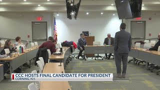 Corning Community College hosts final presidential candidate