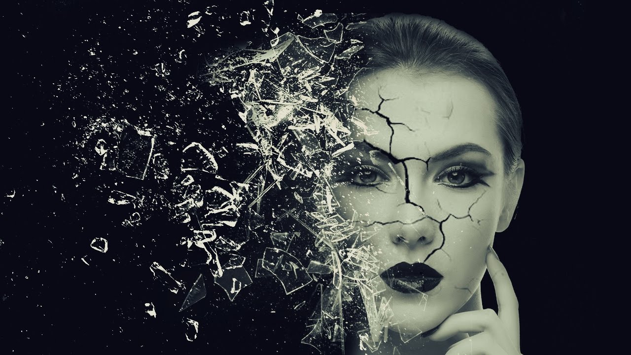 Shutter Glass Disintegration Photoshop Tutorial Cs6 Cc