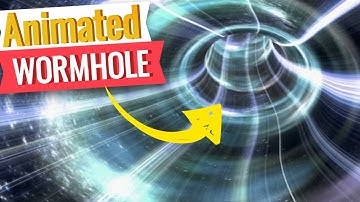 Animated wormhole a tunnel through space loop able
