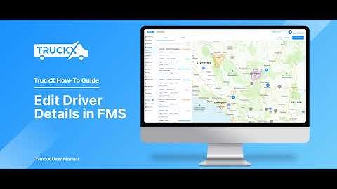 How to Edit Driver Details in FMS