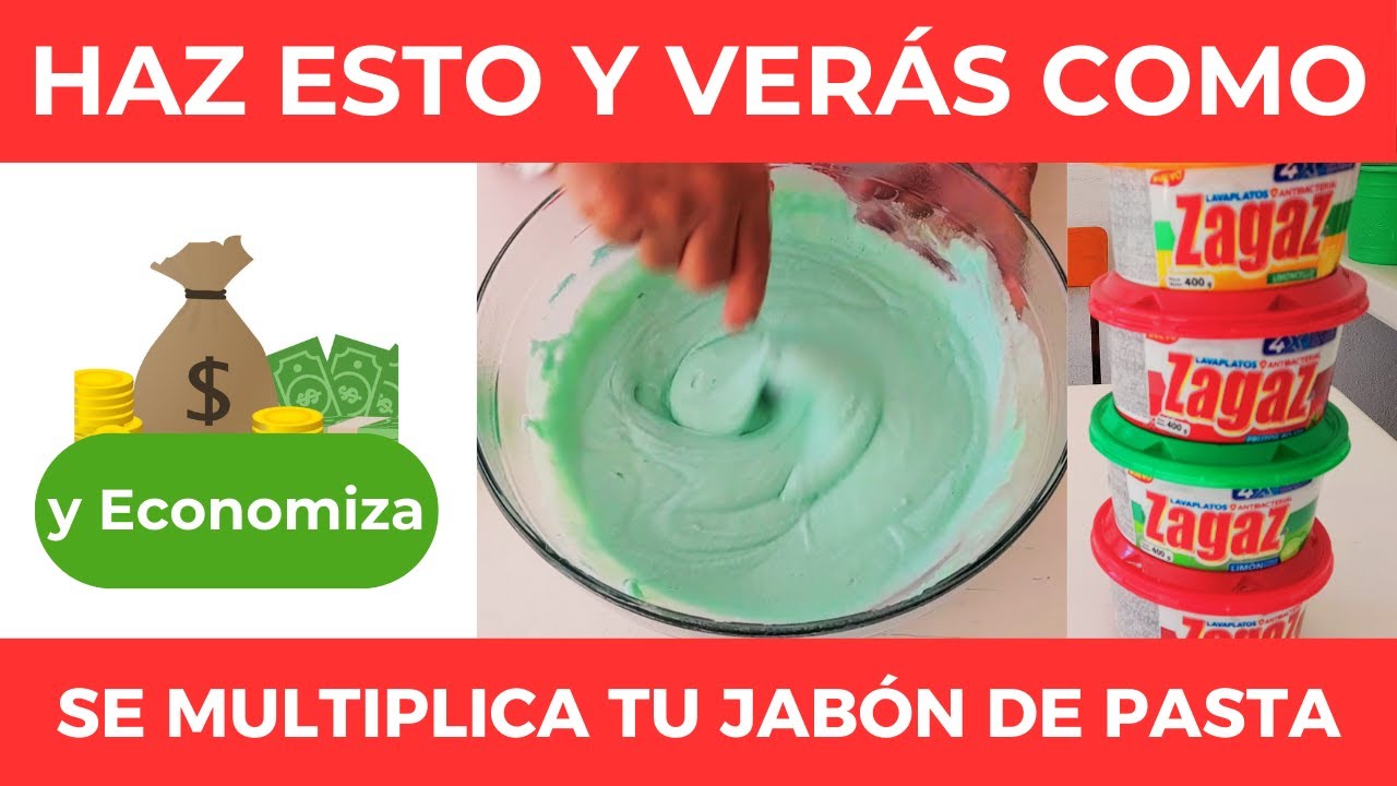 !!!MULTIPLICA✖️✖️ TU JABÓN DE PASTA 🍓ZAGAZ, RENDIDOR Y EFICAZ!!