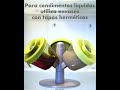 Especiero con base vidrio / acero inoxidable 7 piezas Haus video