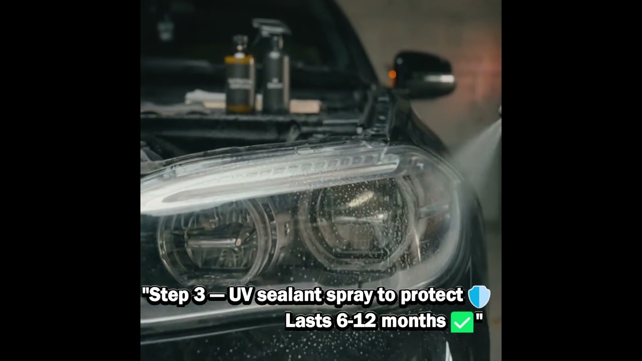 Restoring yellowed headlights
